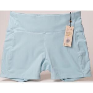 NWT CALIA Energize Collection High-Rise Bike‎ Short Lt Blue XL